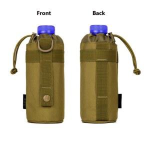 등산물병파우치 보틀 소형 배낭 주전자 장비 MOLLE 물병 육군 액세서리 등산 야외 허리 하이킹 가방 파우치 생존 캠핑