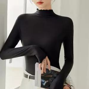 [비와이플러스] 러블리 웨이브 하프 반폴라 티셔츠