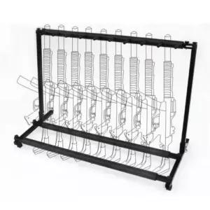 디스플레이 건 서바이벌 받침대 보관대 게임장 에어건 보관함