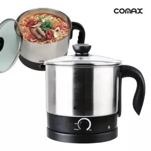 코멕스2517/1.7L 스텐 전기 라면포트 멀티 무선 쿠커 커피 포트 자취생 캠핑 가정용