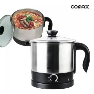 코멕스153/1.5L 스텐 전기 라면포트 멀티 무선 쿠커 커피 포트 자취생 캠핑 가정용