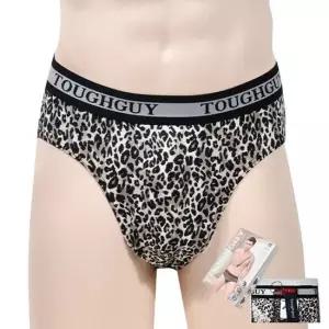 3매입 남성 3D 턴 입체라인 삼각 팬티 ZF 착용감 뛰어난 호피 패턴 뛰어난 착용감 입체라인