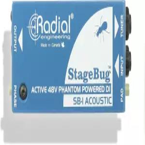Radial StageBug SB-1 1채널 액티브 인스트루먼트 다이렉트 박스
