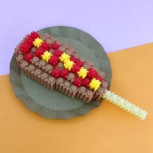 [아트박스]/오렌지몰 디폼 끼우기블럭 겨울간식 만들기 - 핫도그