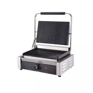업소용 파니니그릴 양면 싱글포트슬라이스 스테이크 그릴 풀 피트 플레이트 그릴판 토스트