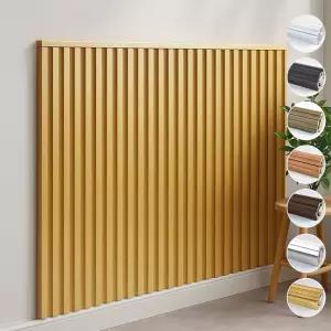 데코리아 습기에 강한 접착식 PS 대형사각 템바보드 템파 템버 루바 DIY 벽 셀프인테리어 길이120cm x