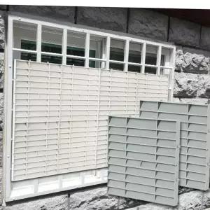 방범창 블라인드 베란다용 사생활 햇빛 방범창 가림막 통풍 차단