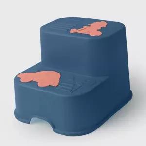 유아 받침대 논슬립 어린이 화장실 아동발 디딤대 2단 계단 플라스틱 자동차 미끄럼 이동식 놀이방 다용도