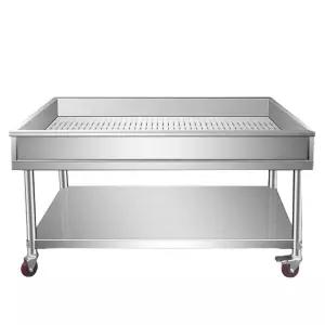 작업대 판 탈수 야채 대용량 구멍 테이블 물빠짐 스텐