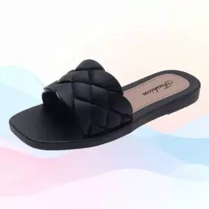 인기상품 여성 트위스트 여름 슬리퍼 샌들 블랙 화이트 베이지 [WFLLGAH_260305]