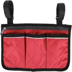 패스트UU 휠체어 사이드백 다기능 워커백 전동 액세서리(와인 레드)