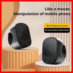 자동 클릭 리모컨 페이지 터너, 무선 스크롤 버튼 장치 셀카 셔터 손가락 끝 도구