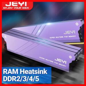 열패드가있는 JEYI 메모리 RAM 방열판, PC 용 데스크탑 쿨러 DDR 방사선 방출 DIY
