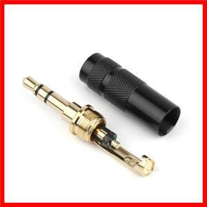 DIY 3.5mm 잭 오디오 플러그 3 4 극 이어폰 커넥터 납땜 Hifi 헤드폰 업그레이드 Conector Gold Plated