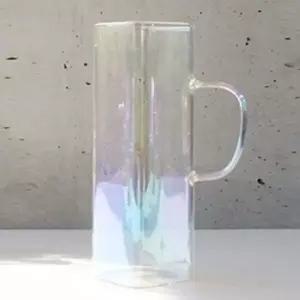 [하프클럽/브이와이]내열유리 머그컵 커피 티 커피잔 물컵 500ml