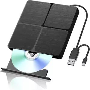 Alphami 외장 블루레이 드라이브 USB 3.0 및 Type C 블러레이 버너 블루레이/DVD Windows XP/7/8/10/11