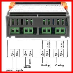 스마트 STC-1000 온도 컨트롤러 LED 디지털 조절기 인큐베이터 릴레이 가열 및 냉각 12 V 220V