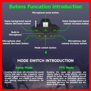 Xbox one 시리즈 X/S 게임 컨트롤러 스테레오 헤드폰 어댑터 오디오 마이크 조정 밸런스