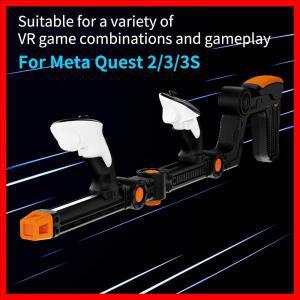 신형 VR 게임 경험 마그네틱 라이플 건 스톡 메타 퀘스트 2/3/3s/pro/3 액세서리 크리스마스 선물