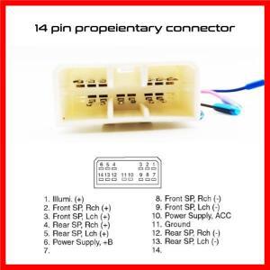 라디오 배선 하네스 16 핀 플러그-14 헤드 유닛 커넥터 Subaru Forester Impreza Legacy Outback 용 차량용