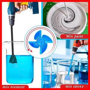 에폭시 혼합 스틱 페인트 교반 막대 퍼티 시멘트 믹서 수지 라텍스 오일 드릴 척 포함)