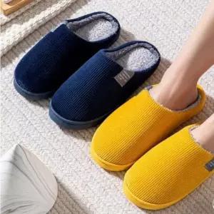 인기상품 골덴 소재 실내 남녀 겸용 겨울용 털 안감 슬리퍼 [WFLLN6J_260305]