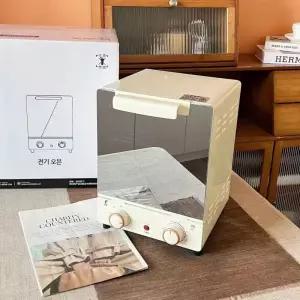 대용량 전기 베이킹 오븐 3단 수직형 스팀 컨벡션 미러 디자인 가정용 홈베이킹 오븐기