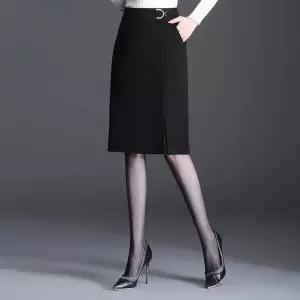 여자 치마 정장 모직스타일 추동 워킹 랩 슬림 원픽3