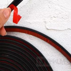 디노꿈 현관문 틈새막이 블랙 6MM X 6M 창문고무패킹 창틀바람막이 문틈새막이