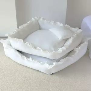 강아지방석 고양이 프릴 방석 애견 필로우 꿀잠 반려견 푹신한