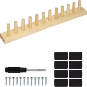 청키 뜨개질 담요 직조기 두꺼운 실 뜨개질용 접이식 및 휴대용 초대형 직조기(24인치) (1)