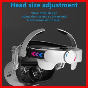 오큘러스 퀘스트 2 VR 엘리트 헤일로 스트랩, 헤드 배터리 충전식, 조절식 컴포트 메타