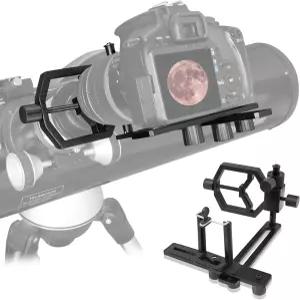 타이듀 유니버설 메탈 망원경 카메라 폰 어댑터 - 스포팅 스코프 쌍안경 단안경 현미경과 호환되는 거의