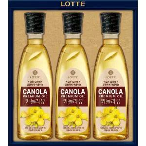 롯데푸드 오일 컬렉션 카놀라유 1호 식용유 선물세트