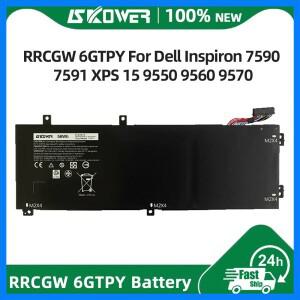 SKOWER 6GTPY RRCGW 배터리 Dell Inspiron 7590 XPS 15 9550 P56F Precision