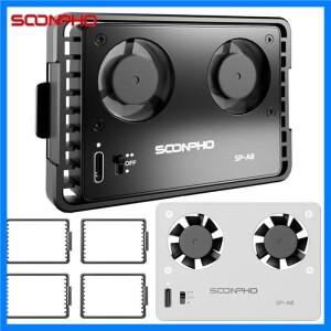 SOONPHO SP-A8 카메라 냉각 팬 Fuji Canon Sony A7M4 ZVE1 A6700 A7C2 R5 90D XS10 XT4 X-H2S Dslr 시스템