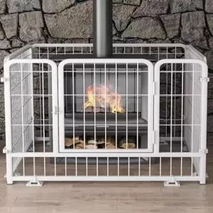 난로 안전망 화목난로 파티션형 가드 캠핑용 울타리 화목