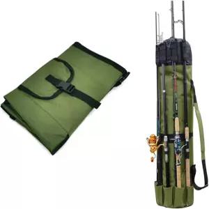 TOULSAGE 낚싯대 가방 플라이 소매 릴 케이스 보관용 물고기 미끼 기어 태클 바다 보호 어깨끈 포함