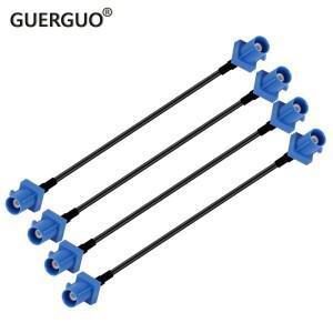 블루 Fakra C RAL 5005 남성 여성 RG174 케이블 GPS 안테나 연장 코드 자동차 텔레매틱스 네비게이션 용 RF