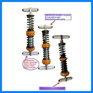 시뮬레이션 된 레이싱 게임 수정 페달 클러치 스로틀 브레이크 MOZA R12/R9/R5/R3 용 유압 스프링 댐퍼 모