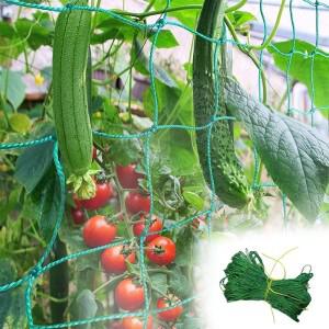 1개 정원용 나일론 오이 그물망  식물 등반용 헤비 듀티 폴리에스터 덩굴망  토마토/포도용