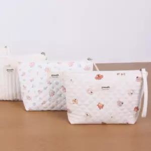 국내 누빔 기저귀 파우치 순면 다용도 미니백