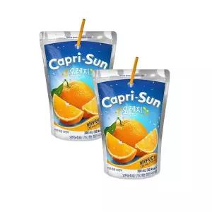 [농심] 농심 카프리썬 오렌지 200ml 10개 어린이 간식 주스