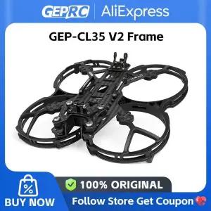 GEPRC GEP-CL35 V2 프레임 키트 탄소 섬유 프레임 DIY RC FPV 쿼드콥터 드론 액세서리 부품 CineLog35 V2