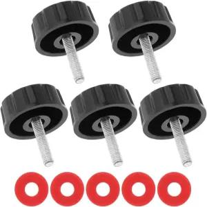 콘스키 유니버설 낚시 릴 손잡이 나사 캡 회전 노브 크랭크 파워 접이식 그립(5팩)