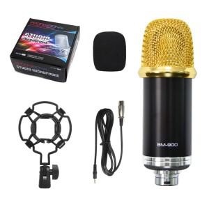 라디오 방송용 콘덴서 마이크  노래방 스튜디오 라이브 스트리밍 녹음 컴퓨터  미크로폰  BM900
