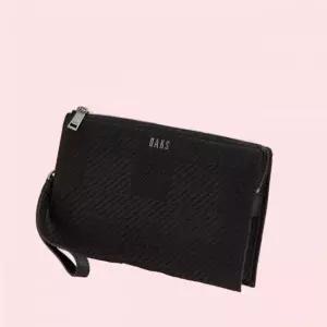 닥스 DBBA2F305BK GREAT HOUSE 체크 블랙 체크배색 소가죽 레더 클러치 가방백 4581741