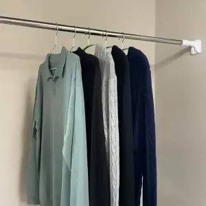 [골드스마일]못없이 압축 행거 커튼봉 80-140cm