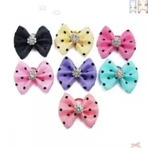 [반려] 강아지 고양이 헤어밴드 리본 머리끈 애완동물 액세서리