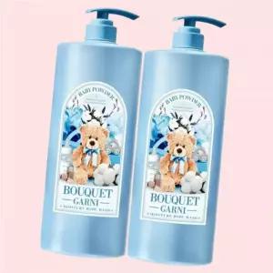 부케가르니 모이스처 바디워시 베이비파우더 1500ml 1개입 2개 4635673